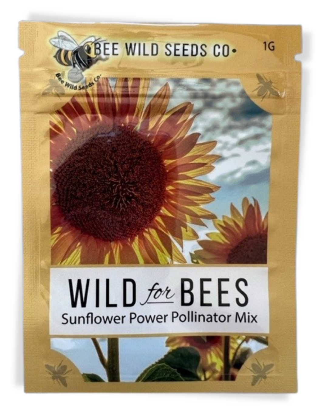 Wild for Bees' - Sunflower Power Pollinator Mix  Bee Wild Seeds Co. LLC