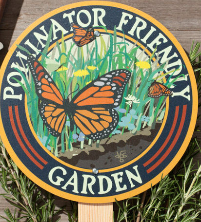 Pollinator Friendly (Butterfly) – Garden Sign