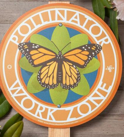 Pollinator Work Zone (Butterfly) – Garden Sign